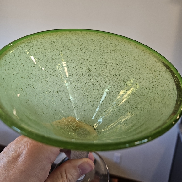 ❌️❌️SOLD❌️❌️Martini Margarita Glasses Set of 5 Amber Blue Green - Picture 10 of 11